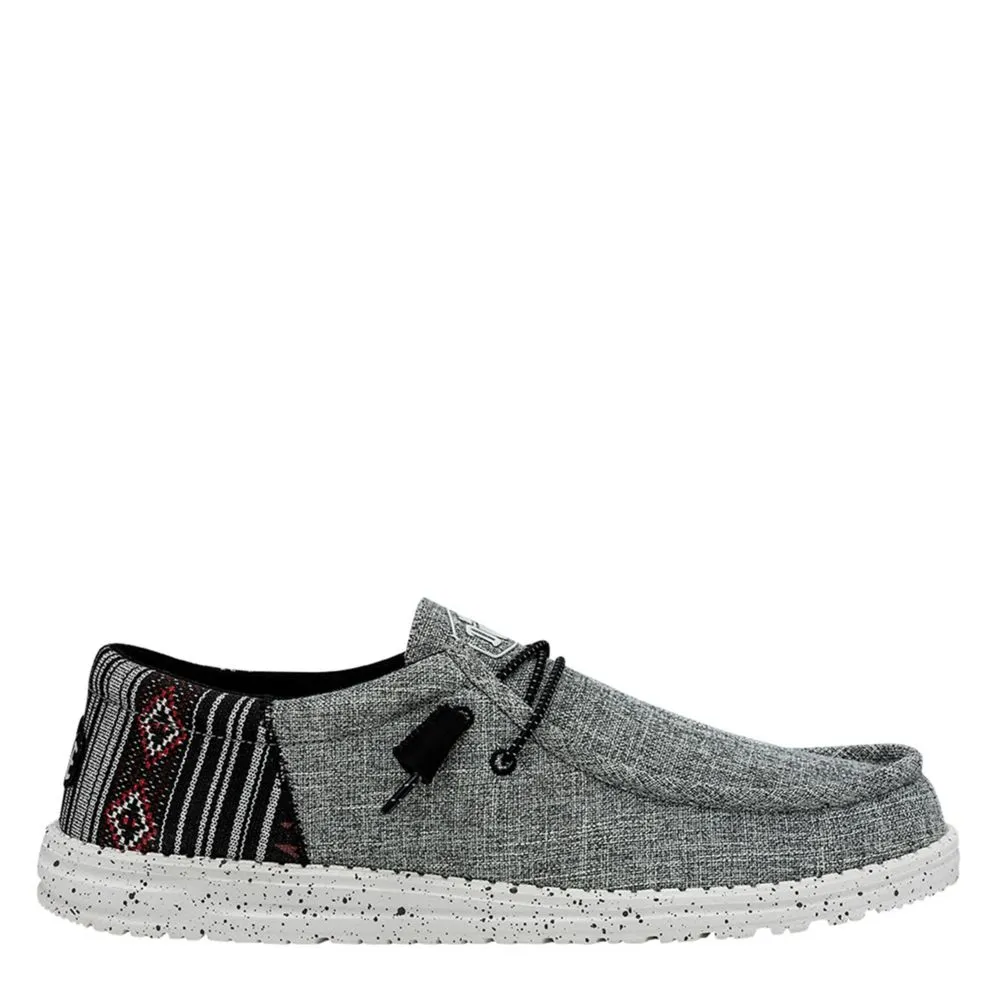 HEYDUDE  MENS WALLY SLIP ON SNEAKER