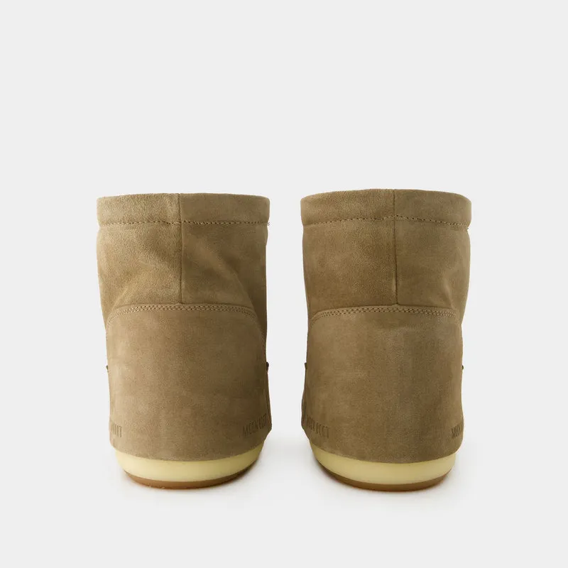 Icon Low Nolace - Moon Boot - Leather - Beige