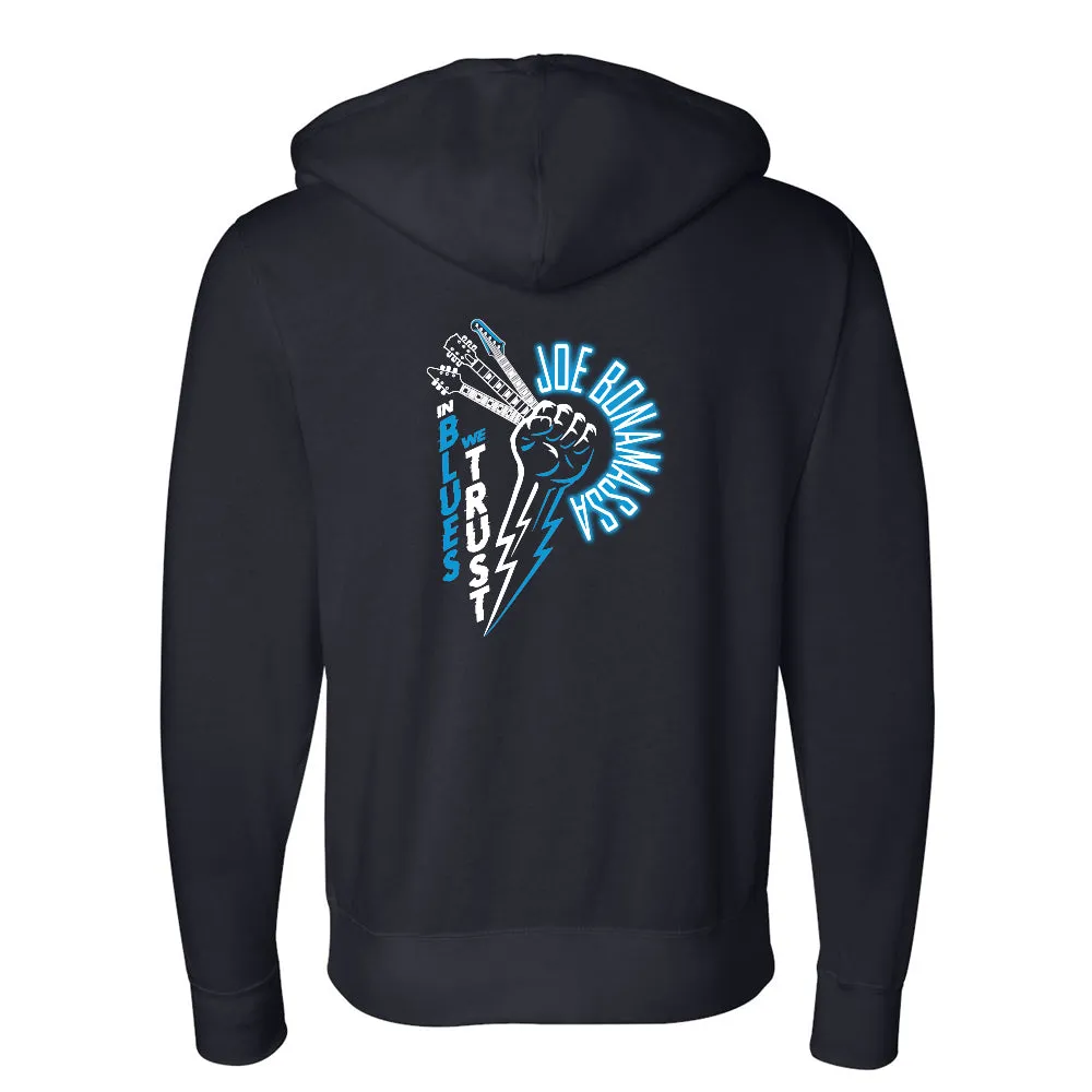 In Blues We Trust Salute Zip-Up Hoodie (Unisex)