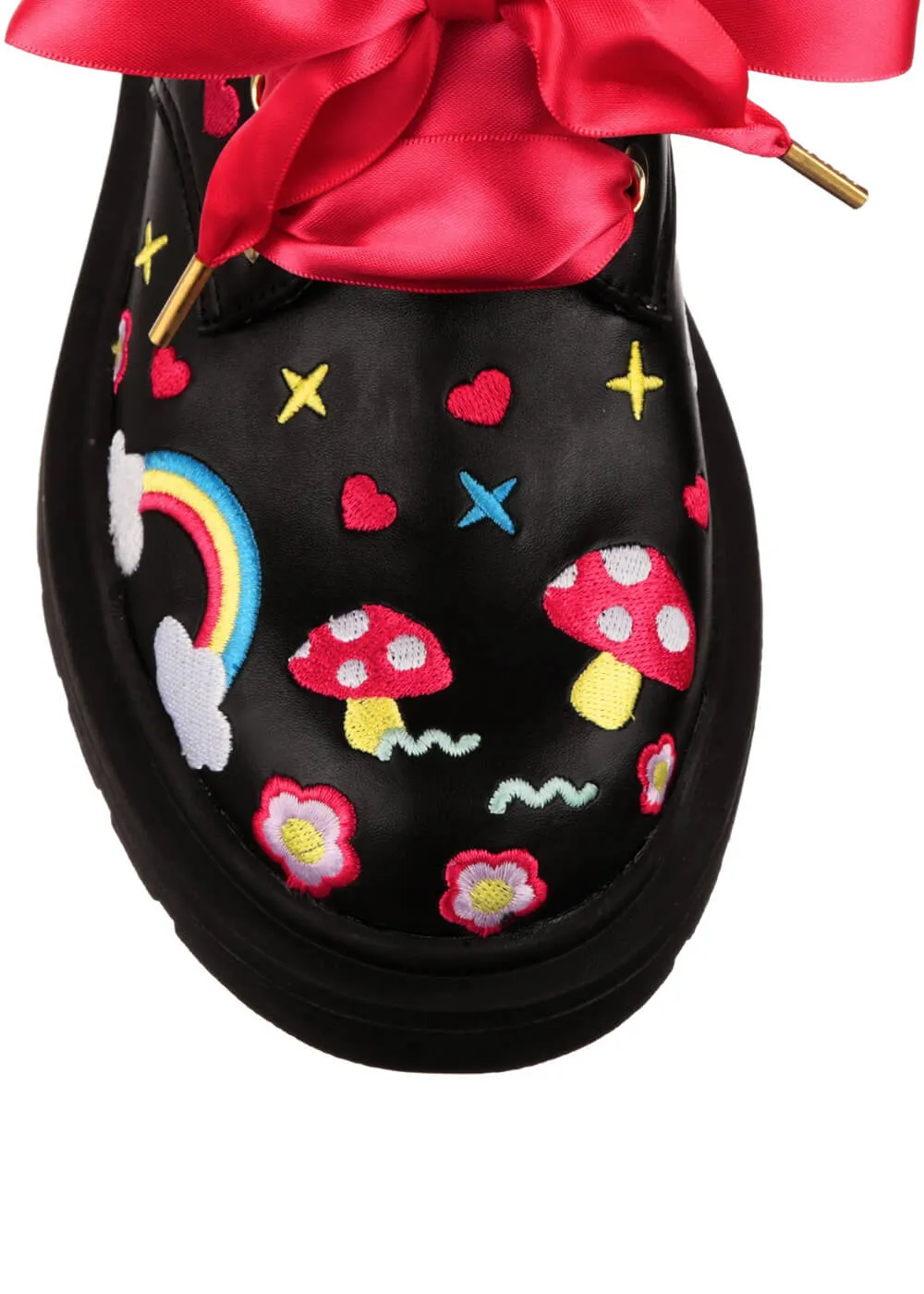 Irregular Choice Dear Diary Shoes Black