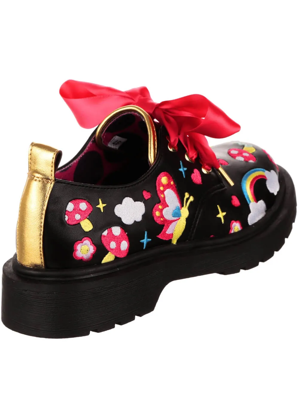 Irregular Choice Dear Diary Shoes Black