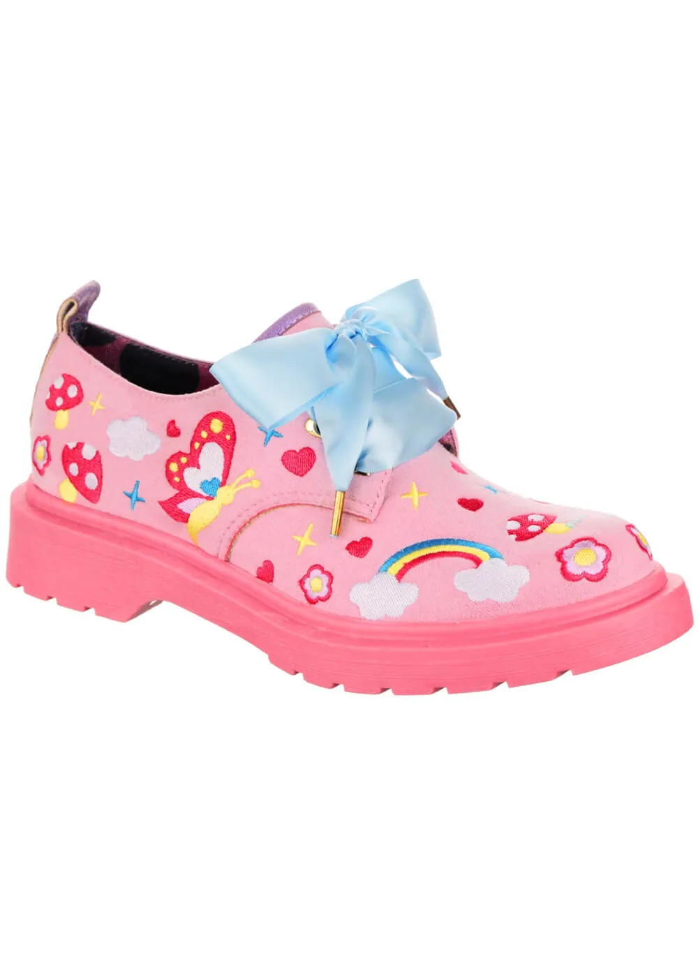 Irregular Choice Dear Diary Shoes Pink