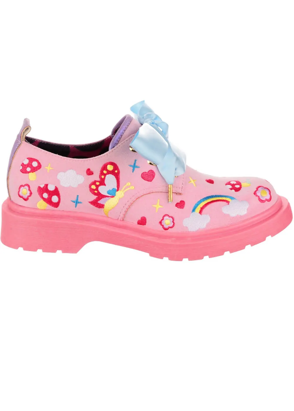 Irregular Choice Dear Diary Shoes Pink