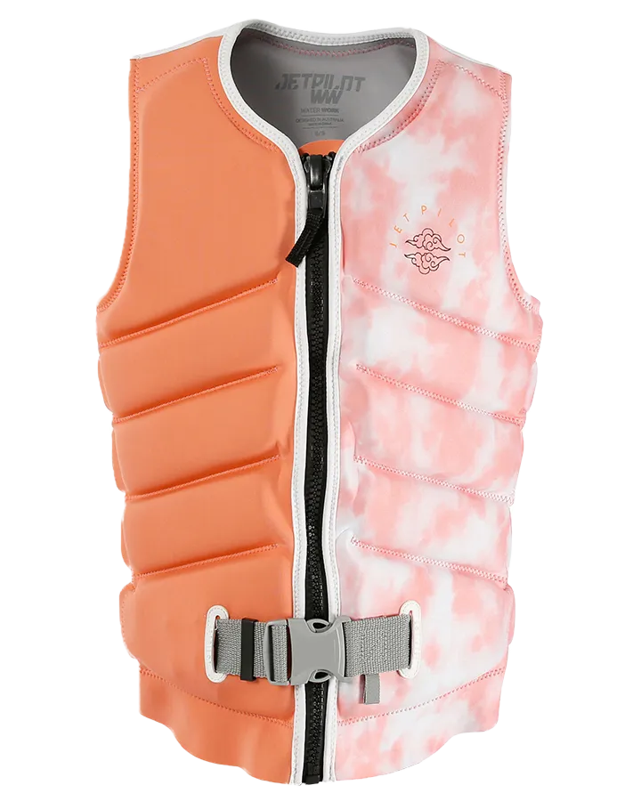 Jetpilot X1 F/E Ladies Neo Vest - Zahra - Peach - 2023