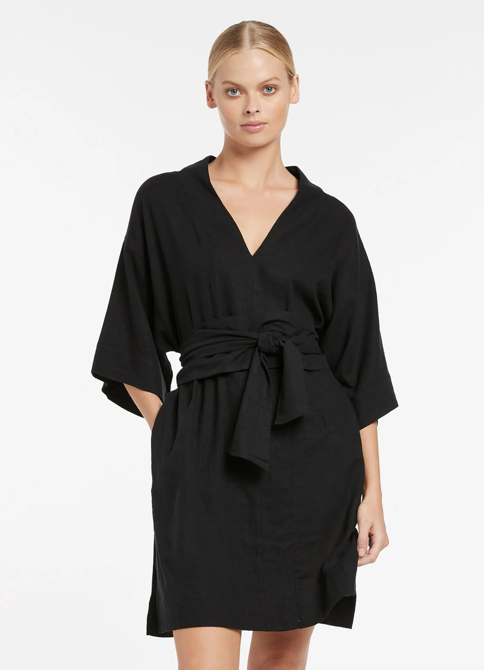 Jetset Kimono Kaftan - Black