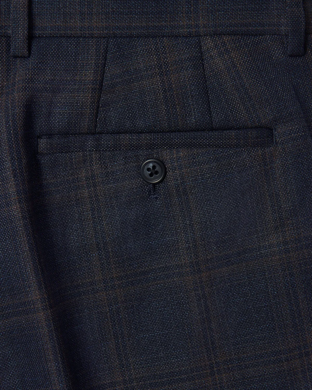 John Varvatos SB2 Suit Win Check Navy