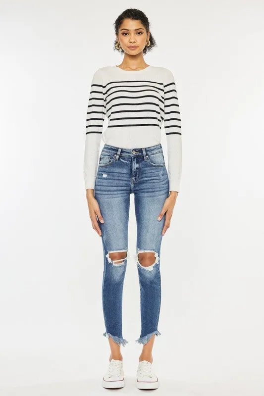 KanCan High Rise Ankle Skinny Jeans