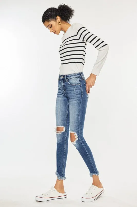 KanCan High Rise Ankle Skinny Jeans