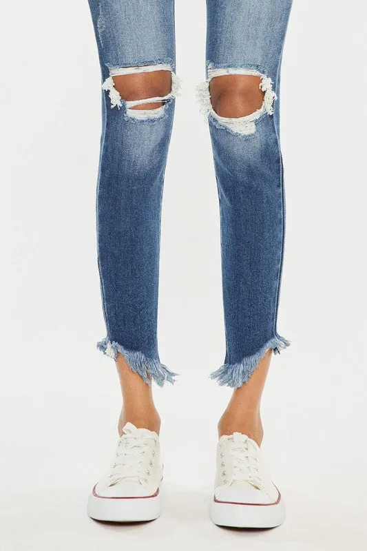 KanCan High Rise Ankle Skinny Jeans