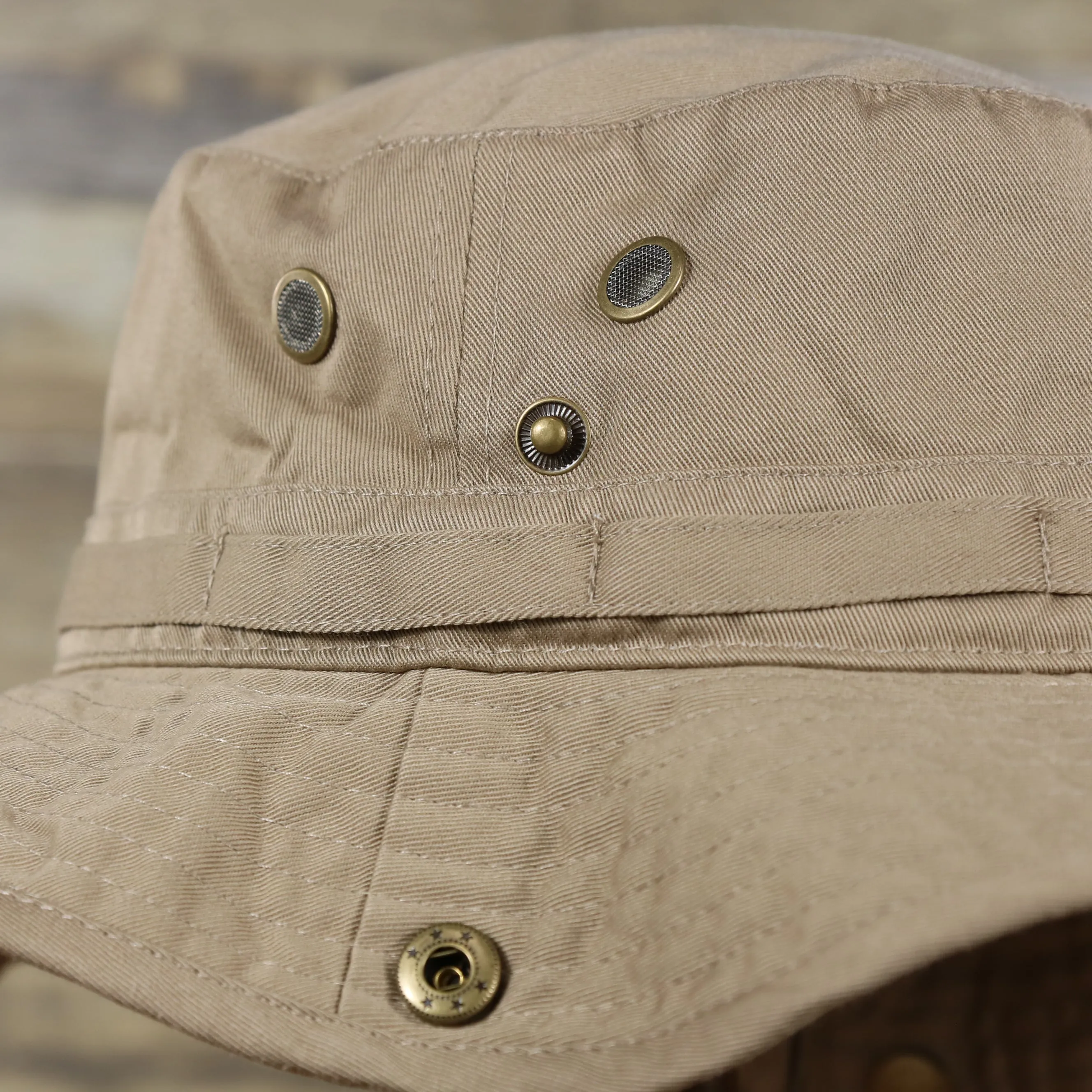 KB ETHOS | BUCKET HAT | BOONIE HAT FITTED |  KHAKI SMALL / MEDIUM