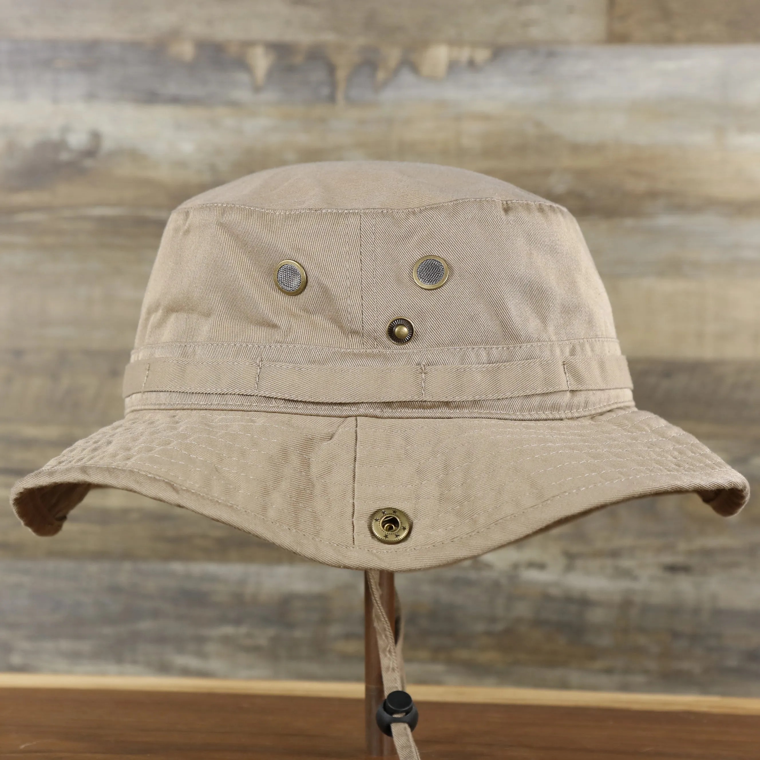 KB ETHOS | BUCKET HAT | BOONIE HAT FITTED |  KHAKI SMALL / MEDIUM