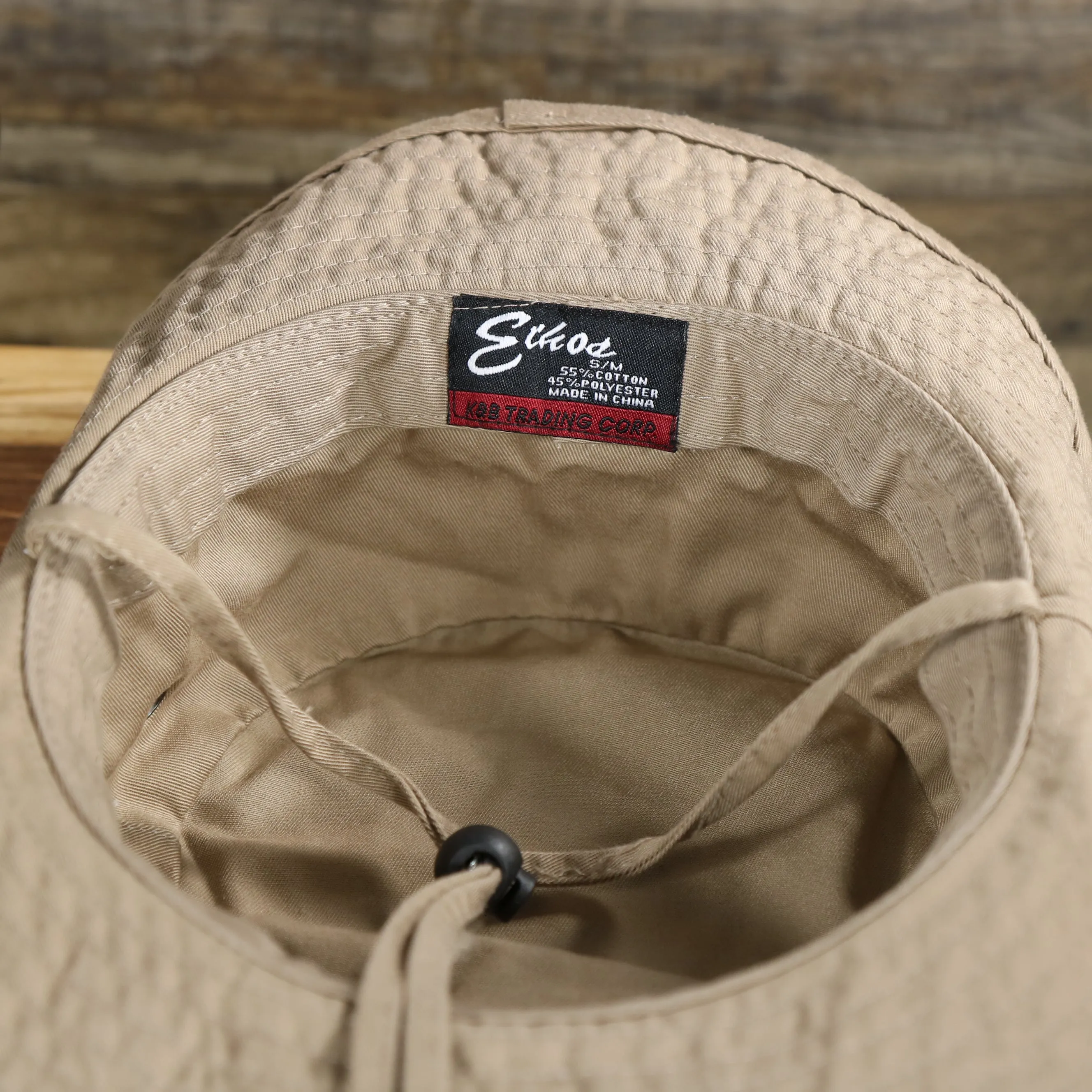 KB ETHOS | BUCKET HAT | BOONIE HAT FITTED |  KHAKI SMALL / MEDIUM