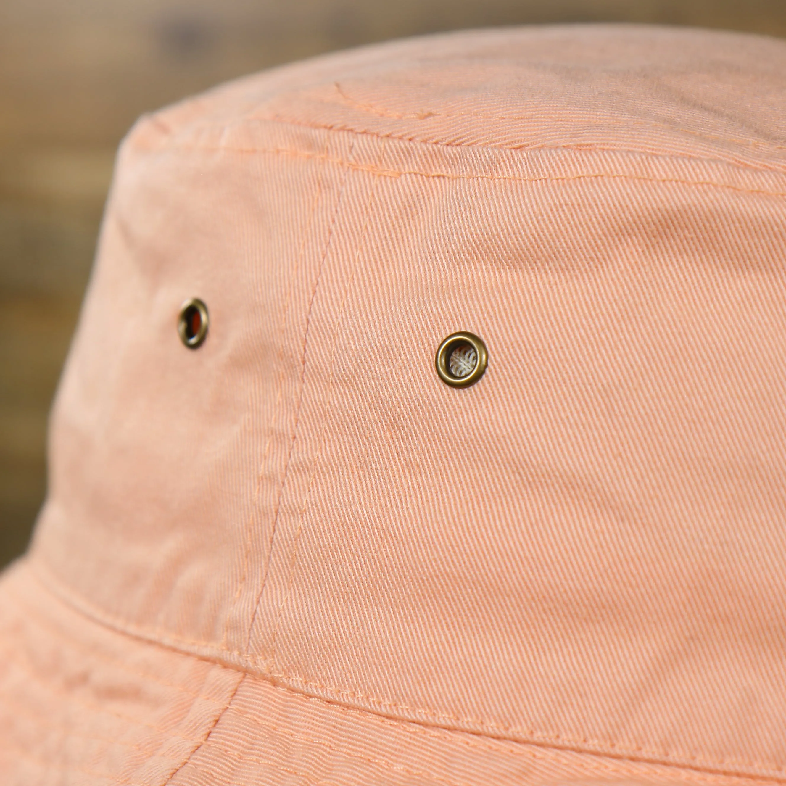 KB ETHOS | BUCKET HAT | SOLID COLOR BUCKET HAT |  PEACH SMALL / MEDIUM