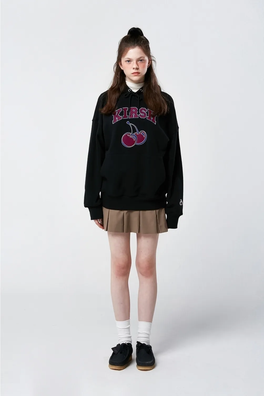 KIRSH  |Unisex Street Style Long Sleeves Oversized Logo