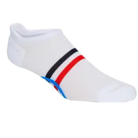 Ladies G/FORE Tri Stripe No Show Sock Snow