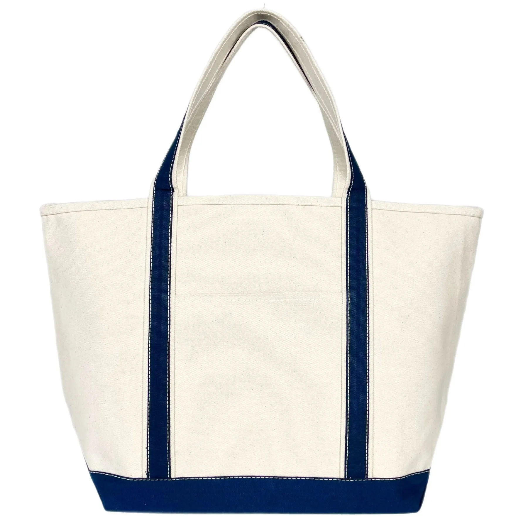 Large Boat Tote Bag - 20 Oz Natural Canvas (20 x 13 x 7)