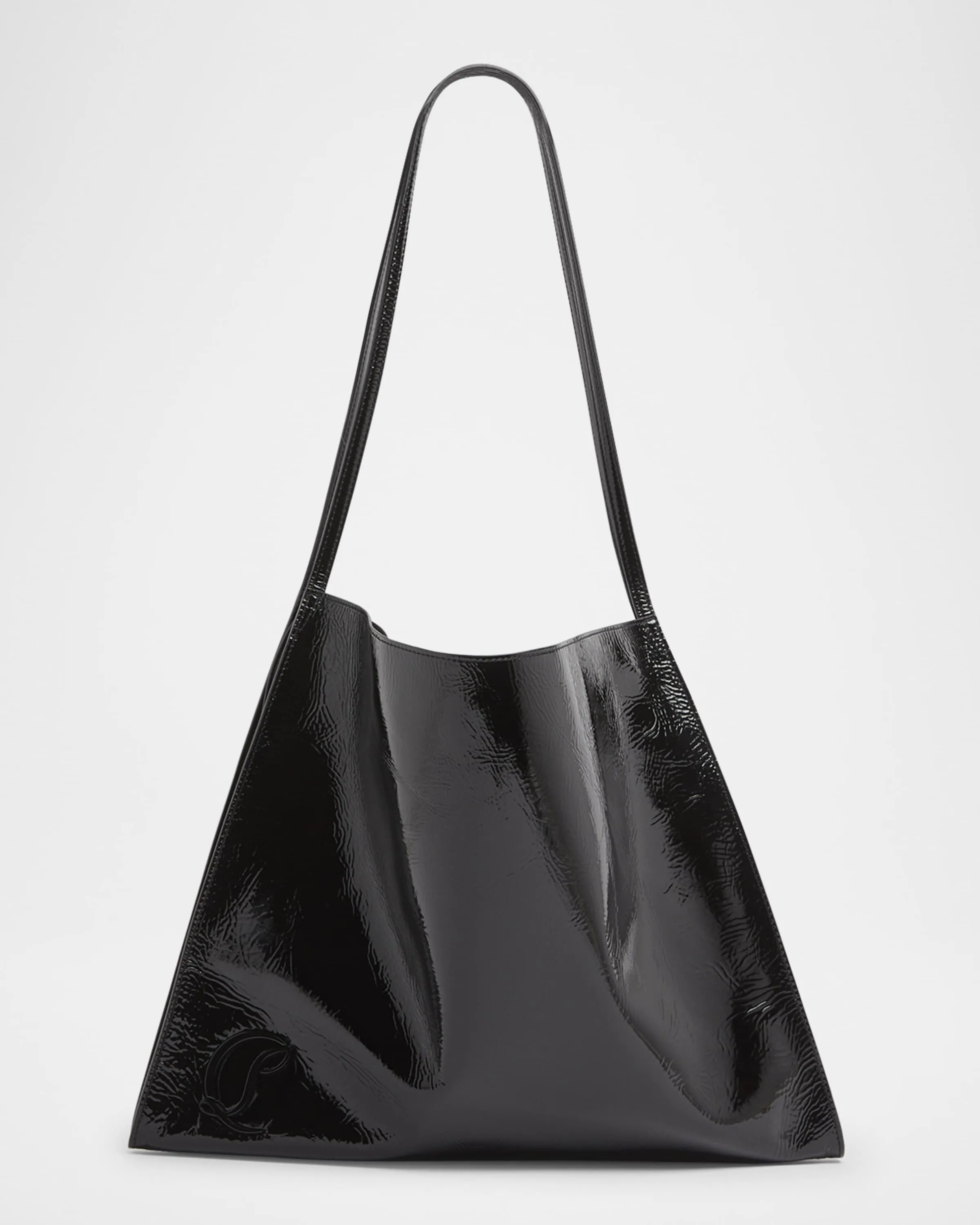 Le 54 Small Patent Leather Tote Bag