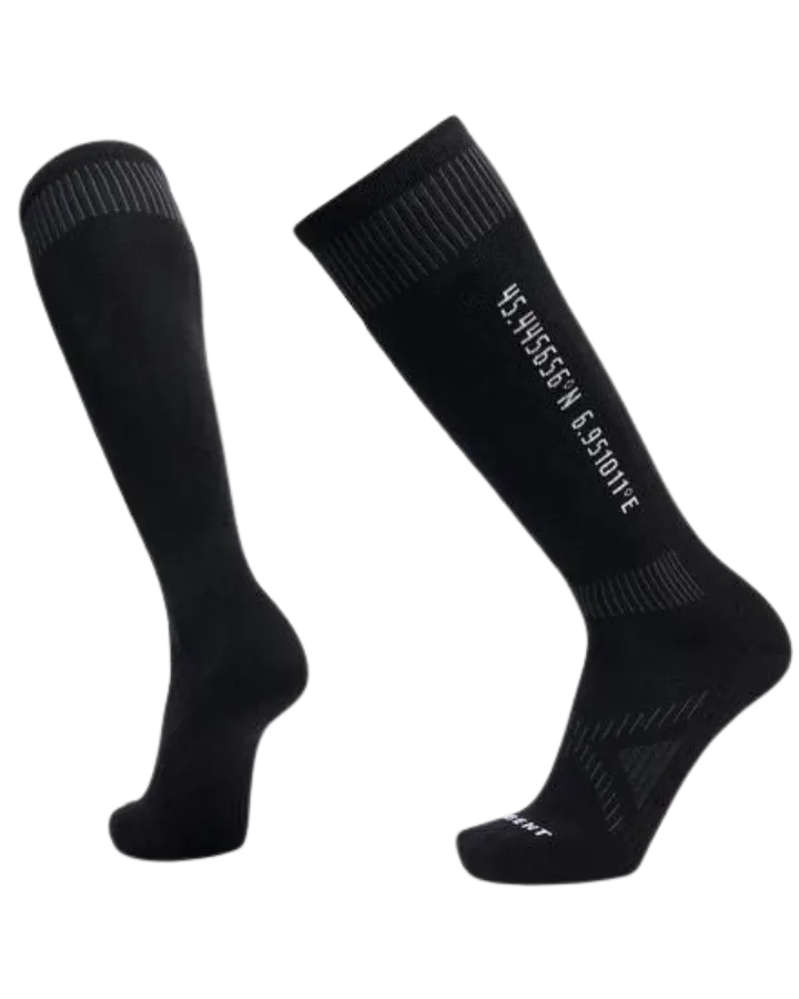 Le Bent Core Targeted Cushion Snow Socks - Black - 2023