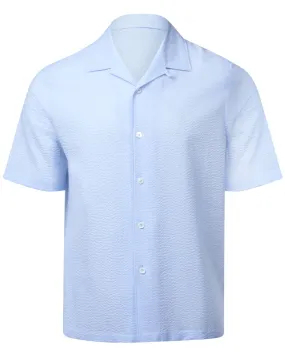 Light Blue Short Sleeve Button Down