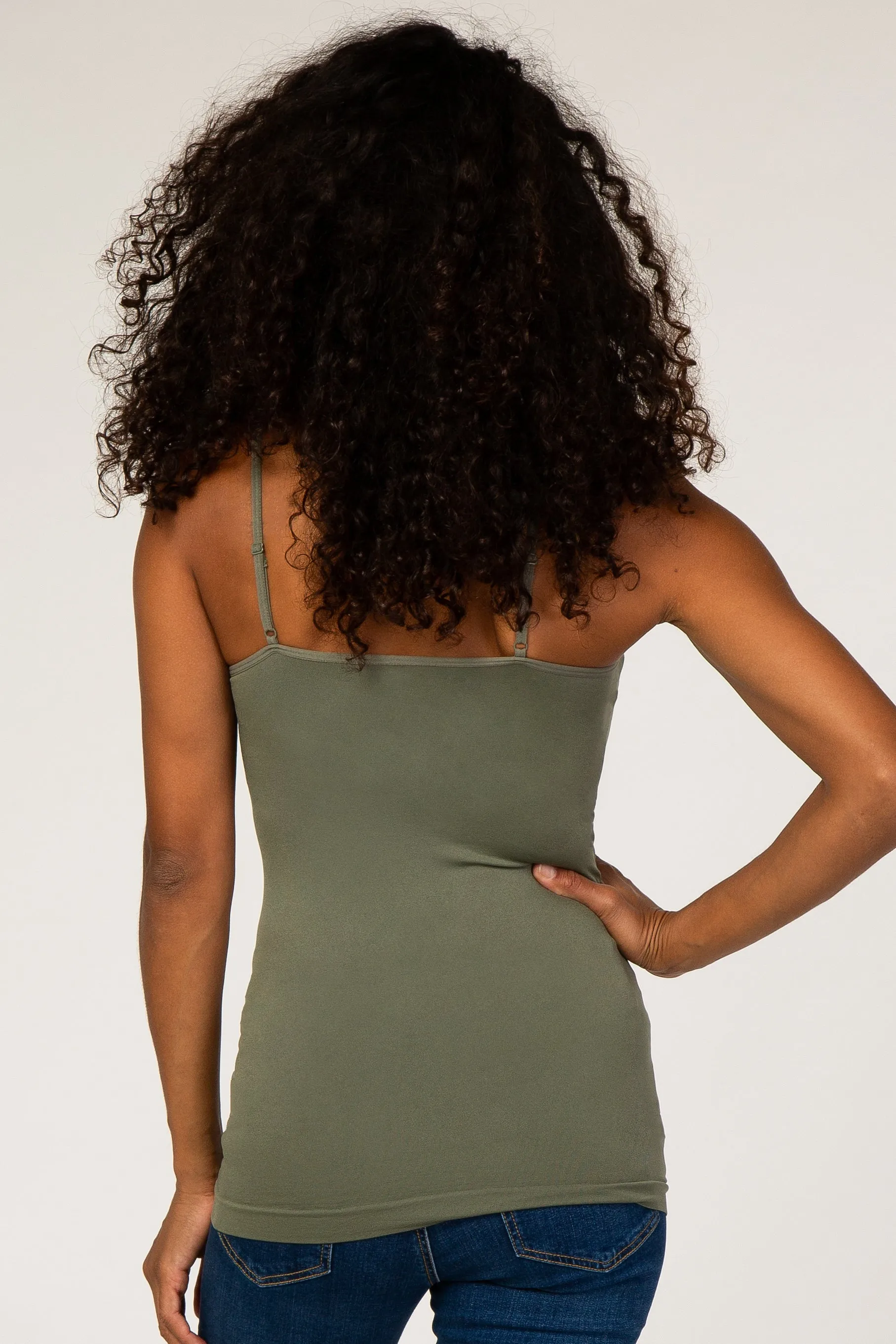 Light Olive Fitted Cami