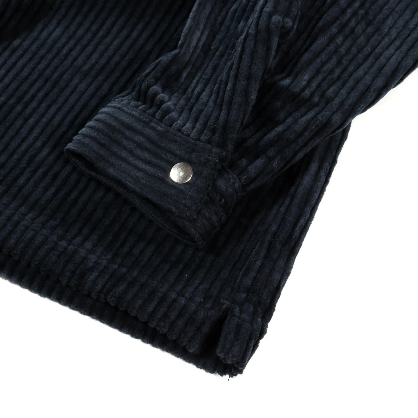 LQQK STUDIO SIGNATURE LONG SLEEVE WORKSHIRT NAVY CORD