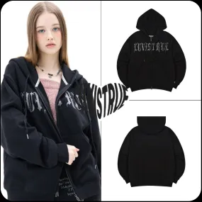 LUV IS TRUE  |[LUV IS TRUE]★MZ 2-WAY GLITTER HOOD ZIP UP