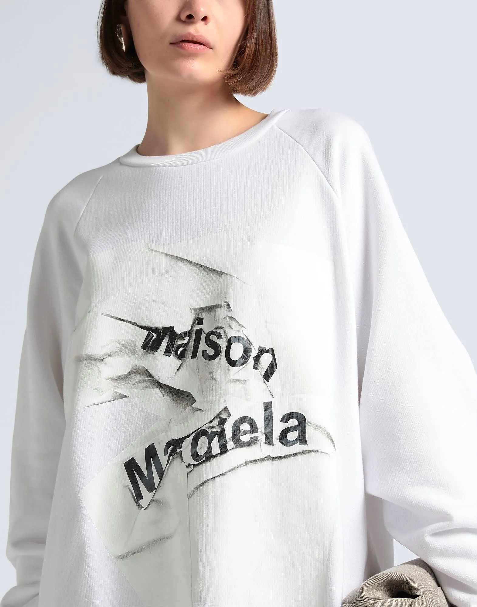 Maison Margiela  |Crew Neck Unisex Street Style Long Sleeves Plain Cotton Logo