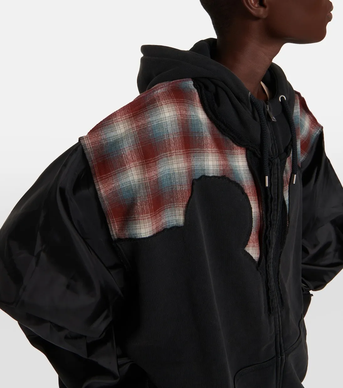 Maison Margiela  |Other Plaid Patterns Street Style Long Sleeves Cotton