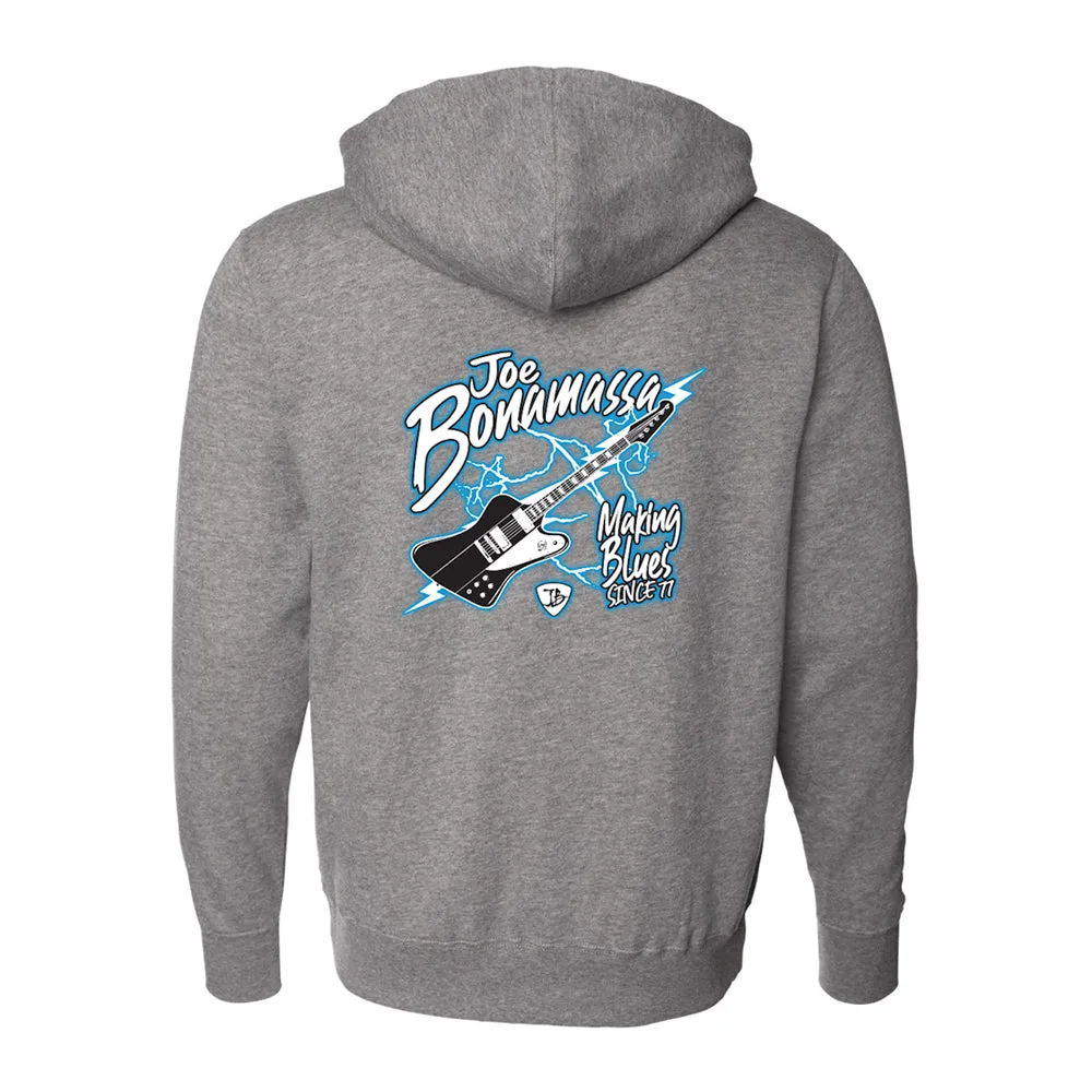 Making Blues Since '77 Zip-Up Hoodie (Unisex)