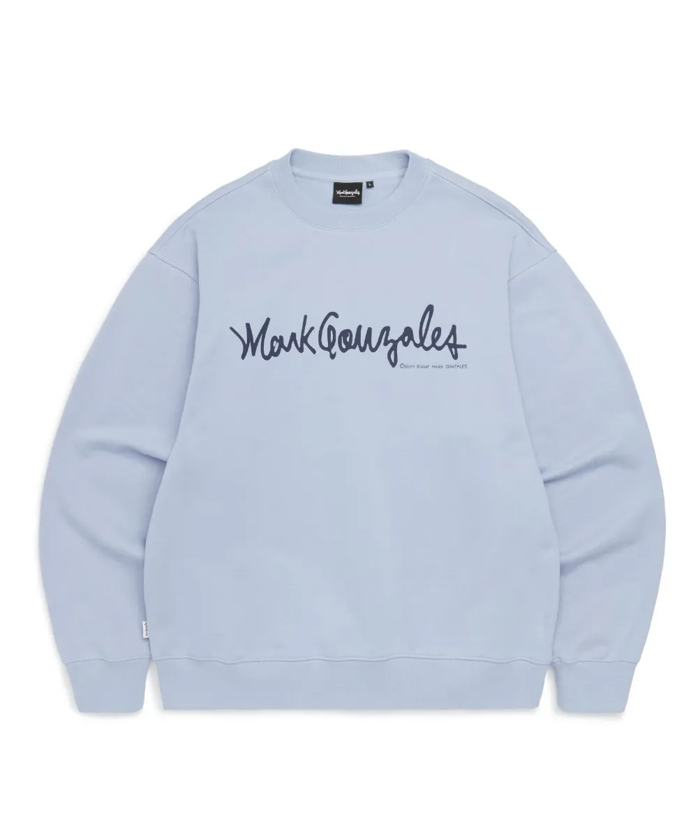 Mark Gonzales  |[MARK GONZALES]★SIGN LOGO OG SWEATSHIRT