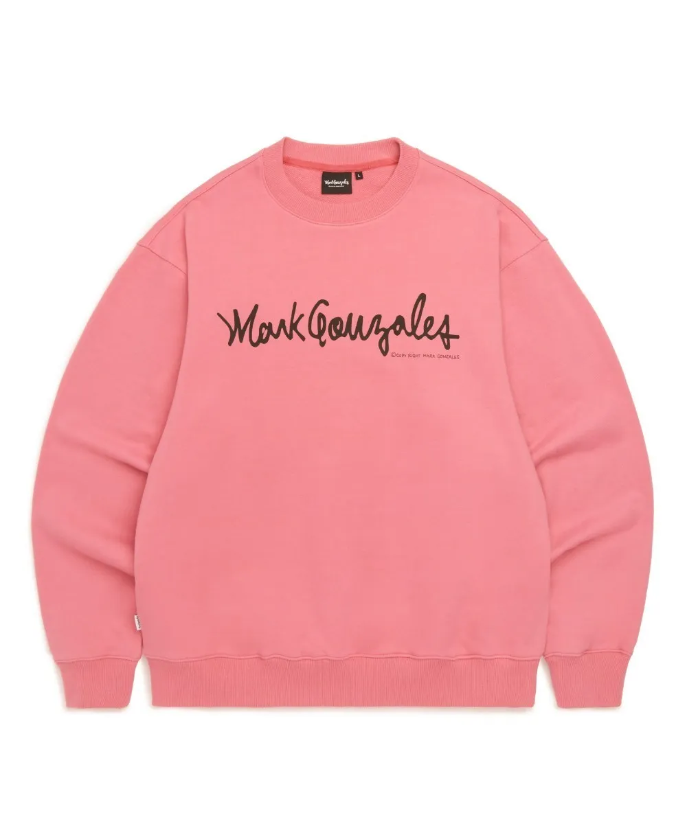 Mark Gonzales  |[MARK GONZALES]★SIGN LOGO OG SWEATSHIRT