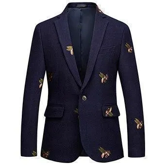 Men's Blazer Plus Size Casual Blazer Slim Fit