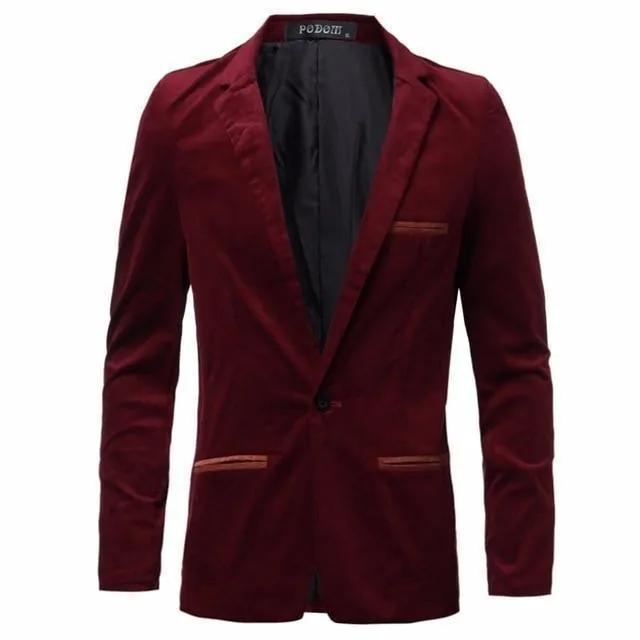 Men's Blazer Slim Fit Casual Blazer