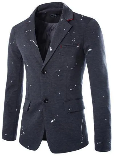 Men's Blazers Casual Slim Fit Blazer, Black, Grey, Navy Blue