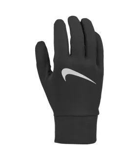 Mens lightweight running sports tech gloves black Nike