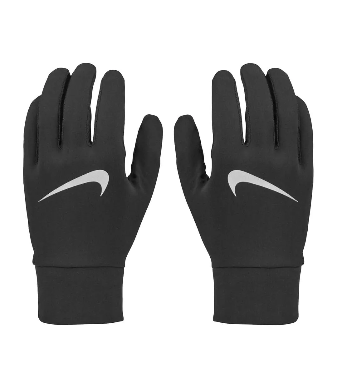 Mens lightweight running sports tech gloves black Nike