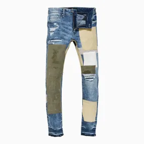 Men's Matching Patched Pant