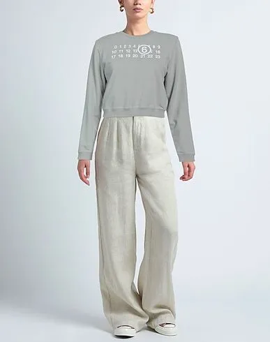 MM6 Maison Margiela  |Crew Neck Street Style Long Sleeves Plain Cotton Logo