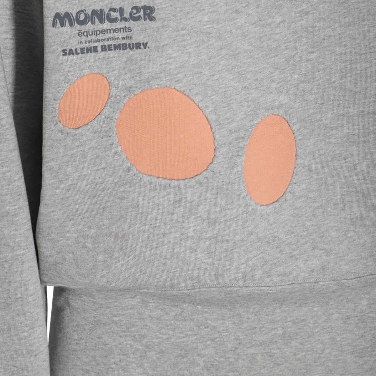 MONCLER  |Crew Neck Street Style Collaboration Long Sleeves Plain