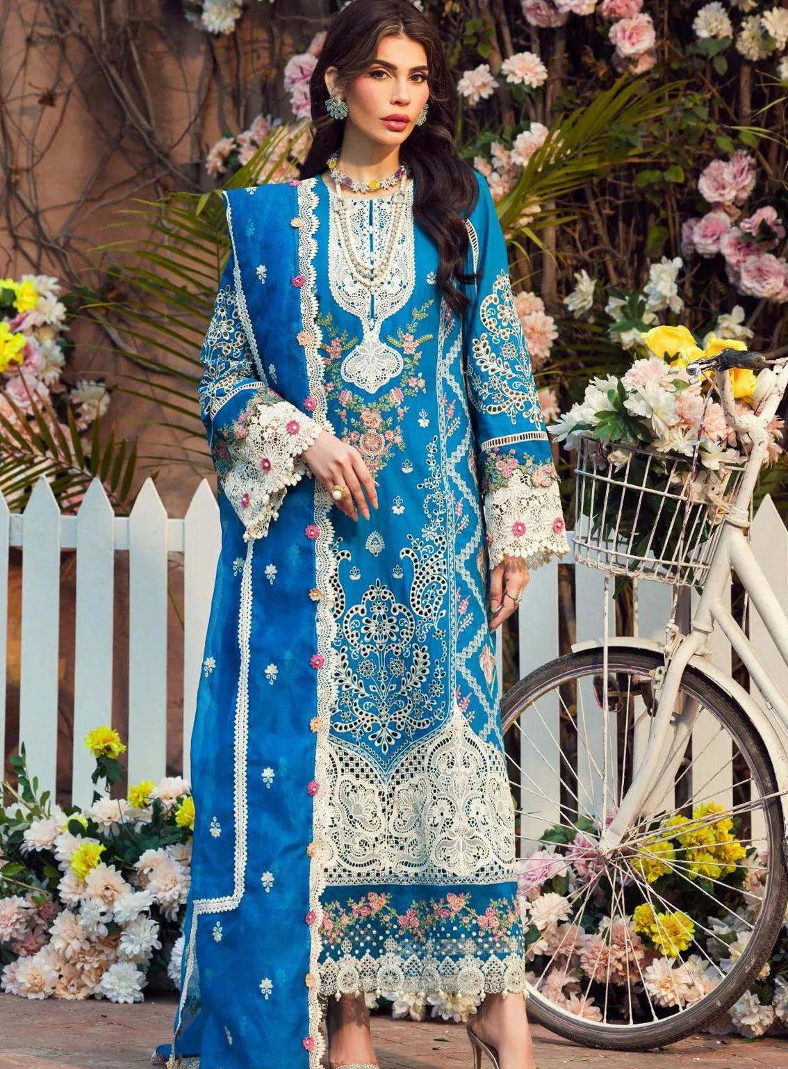 Motifz Premium Embroidered Lawn 3 Piece Unstitched Suit MT24PL MWU04424 GUL-E-RANA