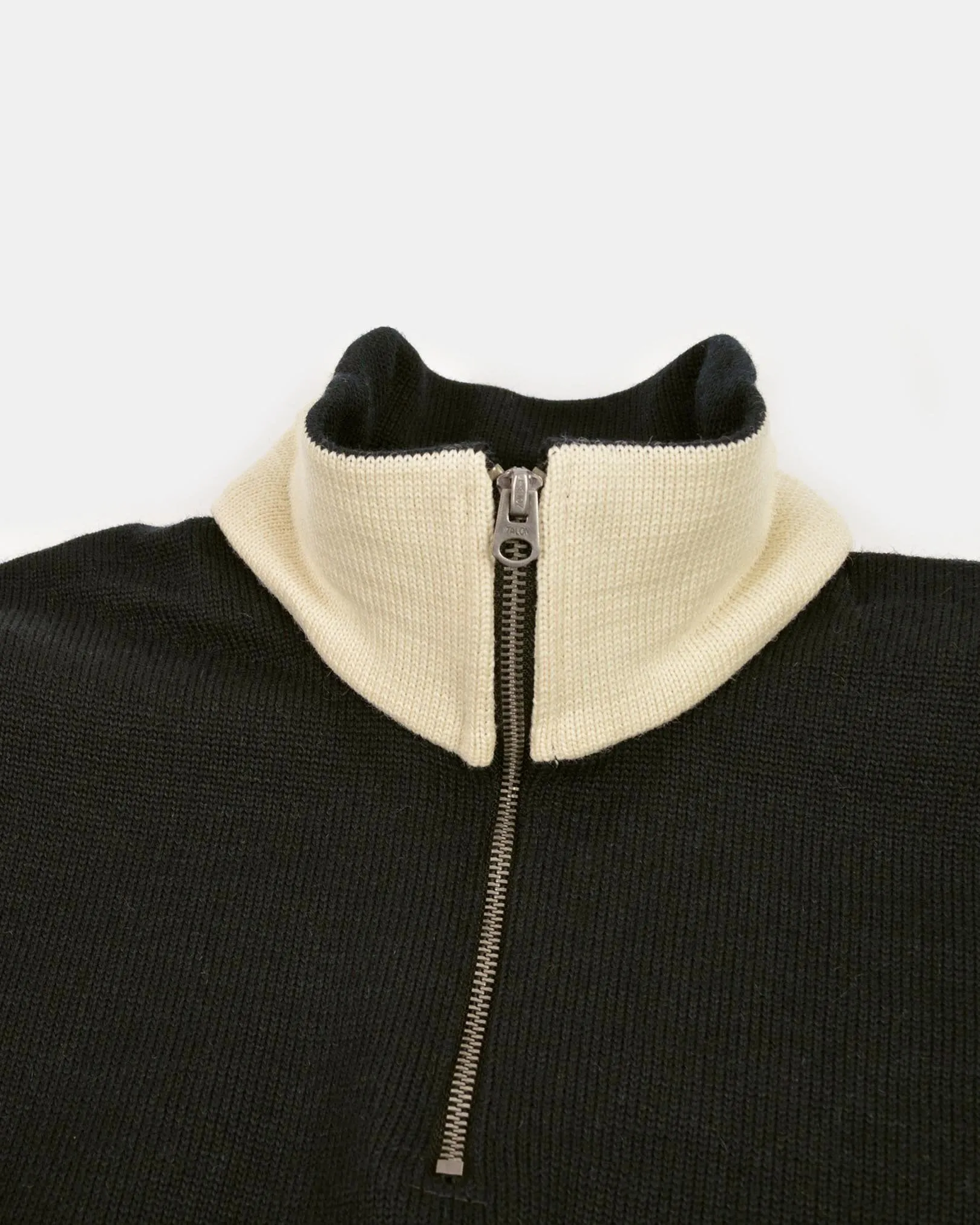 Motorcycle Sweater - Black / Off White