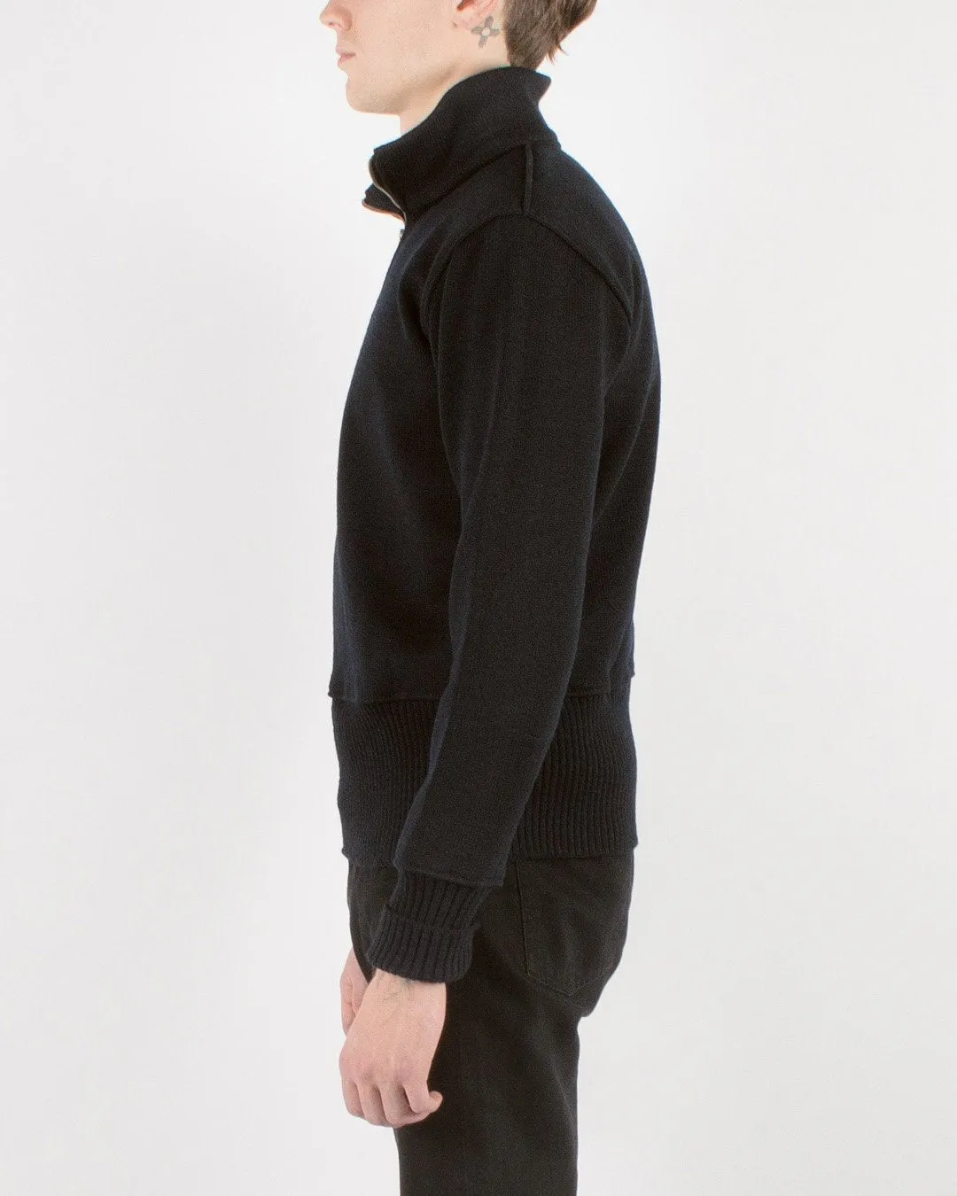 Motorcycle Sweater - Black