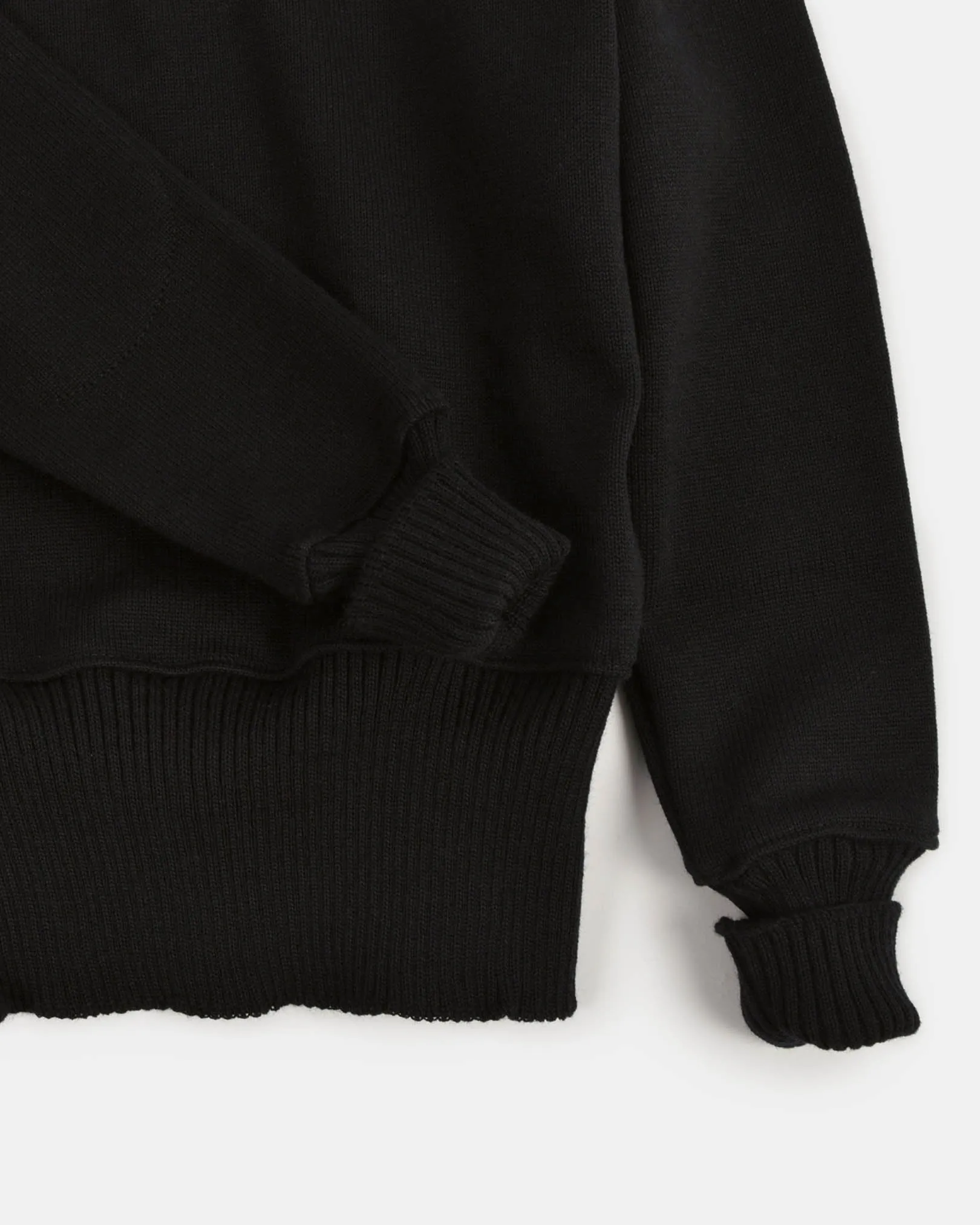 Motorcycle Sweater - Black