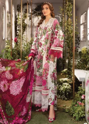 M.Prints By Maria B Embroidered Lawn Unstitched 3 Piece Suit - MB24MPL 2A