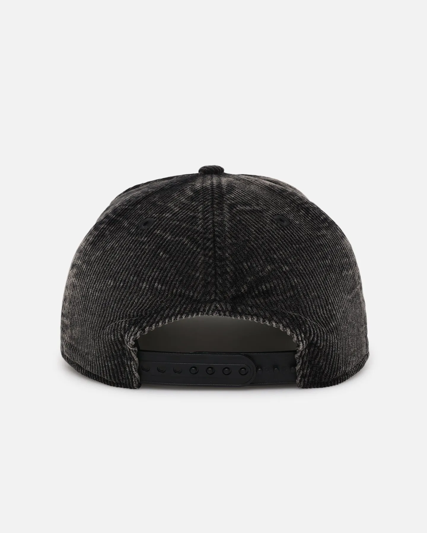 New Era Collingwood Magpies 'Washed Corduroy' Pre-Curved Golfer Snapback Black/Kelly Green