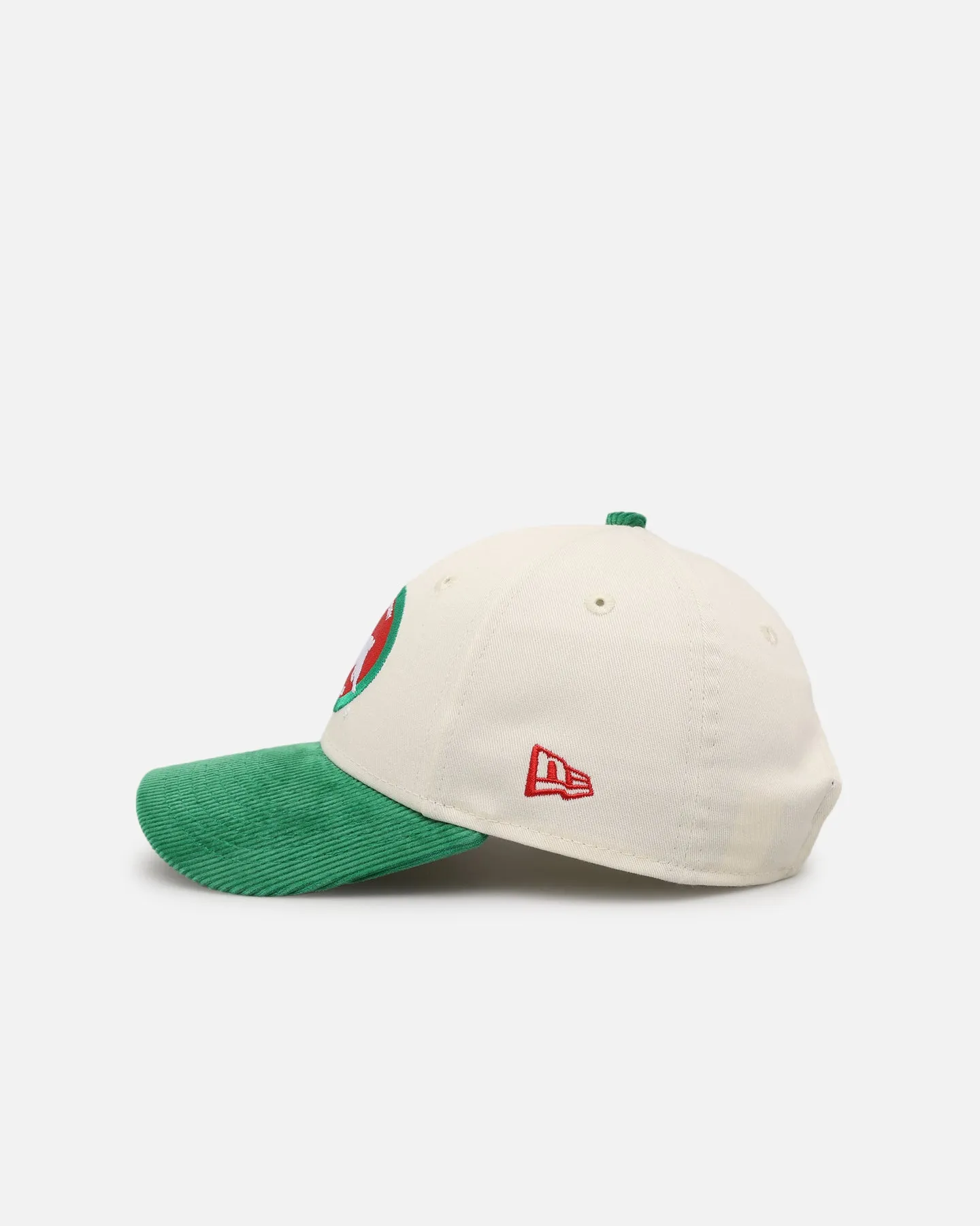 New Era Kids' South Sydney Rabbitohs 'NRL Retro Corduroy logo' 9FORTY Strapback Chrome White