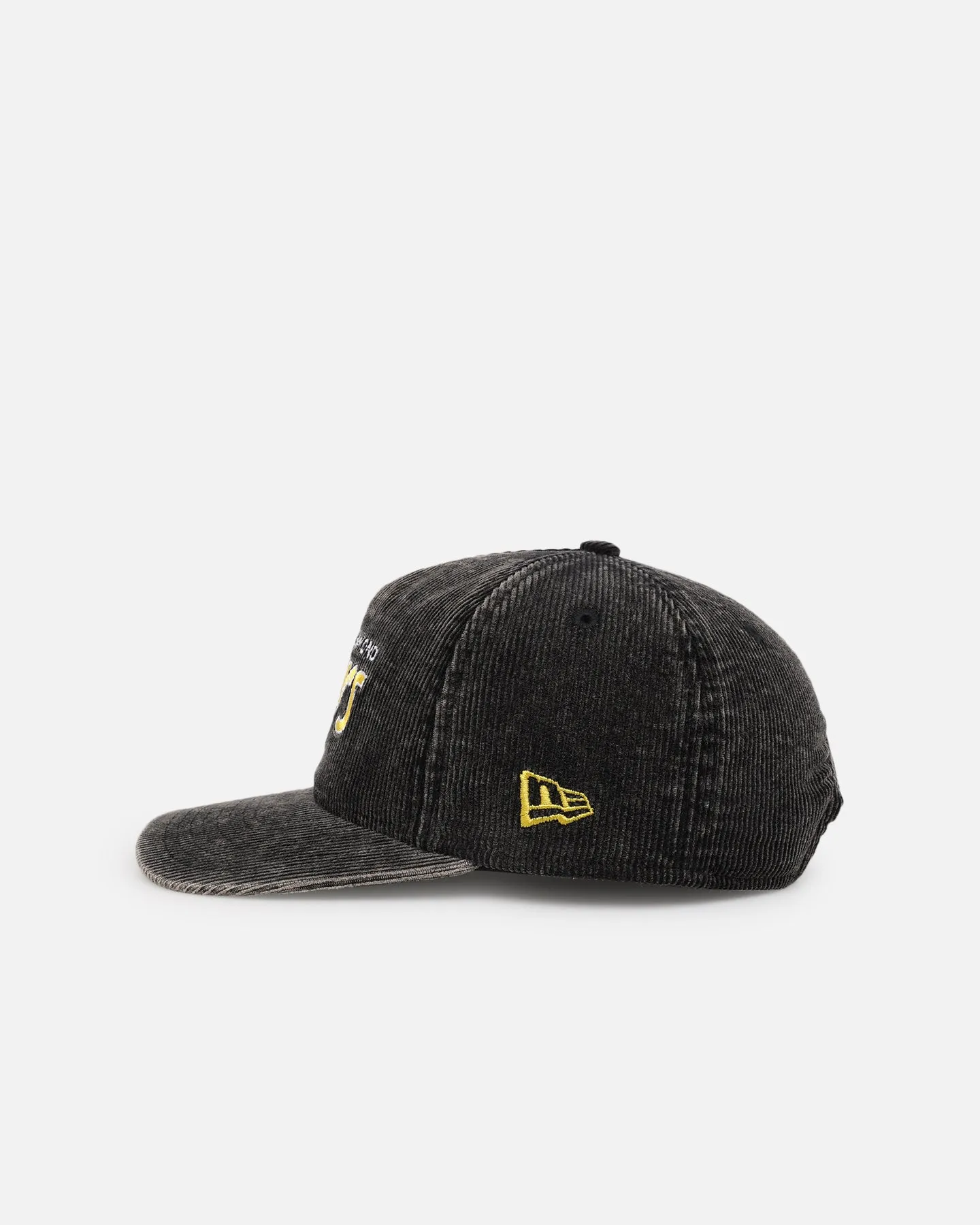 New Era Richmond Tigers 'Washed Corduroy' Pre-Curved Golfer Snapback Black/Kelly Green