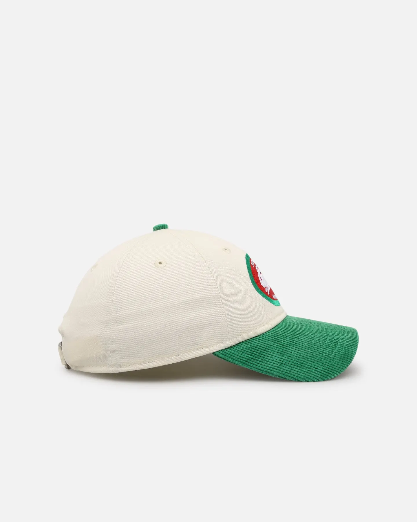 New Era South Sydney Rabbitohs 'NRL Retro Corduroy Logo' 9TWENTY Strapback Chrome White