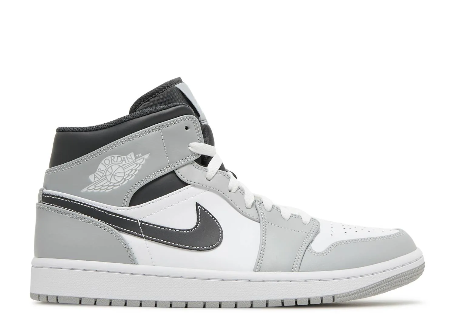 Nike Air Jordan 1 Mid Light Smoke Grey 554724 078