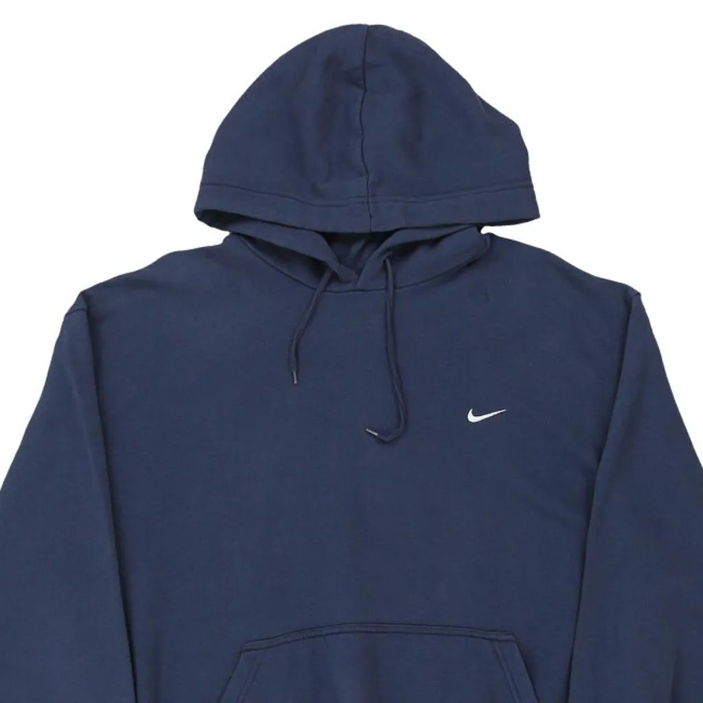 Nike Hoodie - XL Navy Cotton Blend